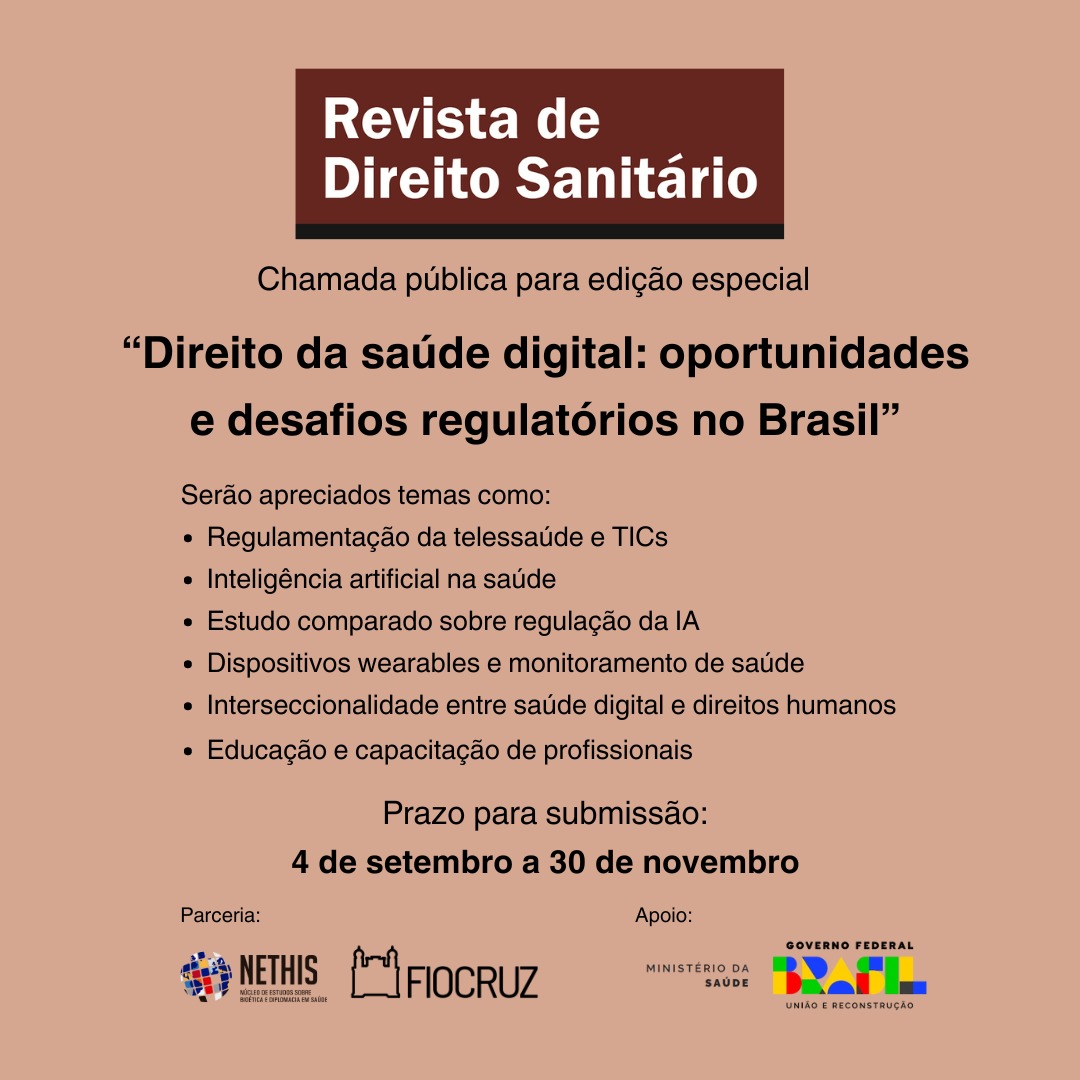 Edição Especial - Direito da Saúde Digital