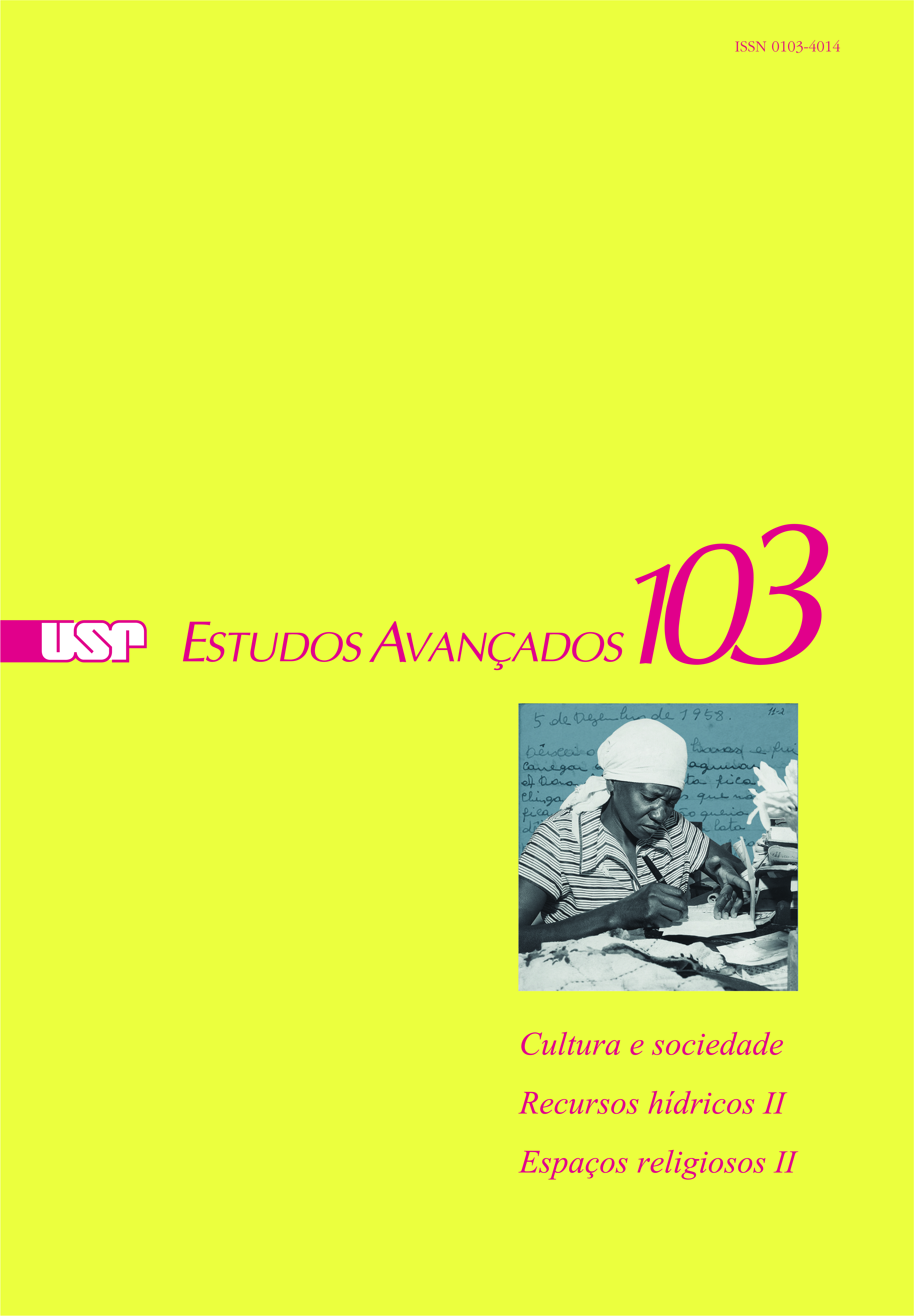 					Ver Vol. 35 Núm. 103 (2021): Cultura e sociedade / Recursos hídricos II / Espaços religiosos II
				