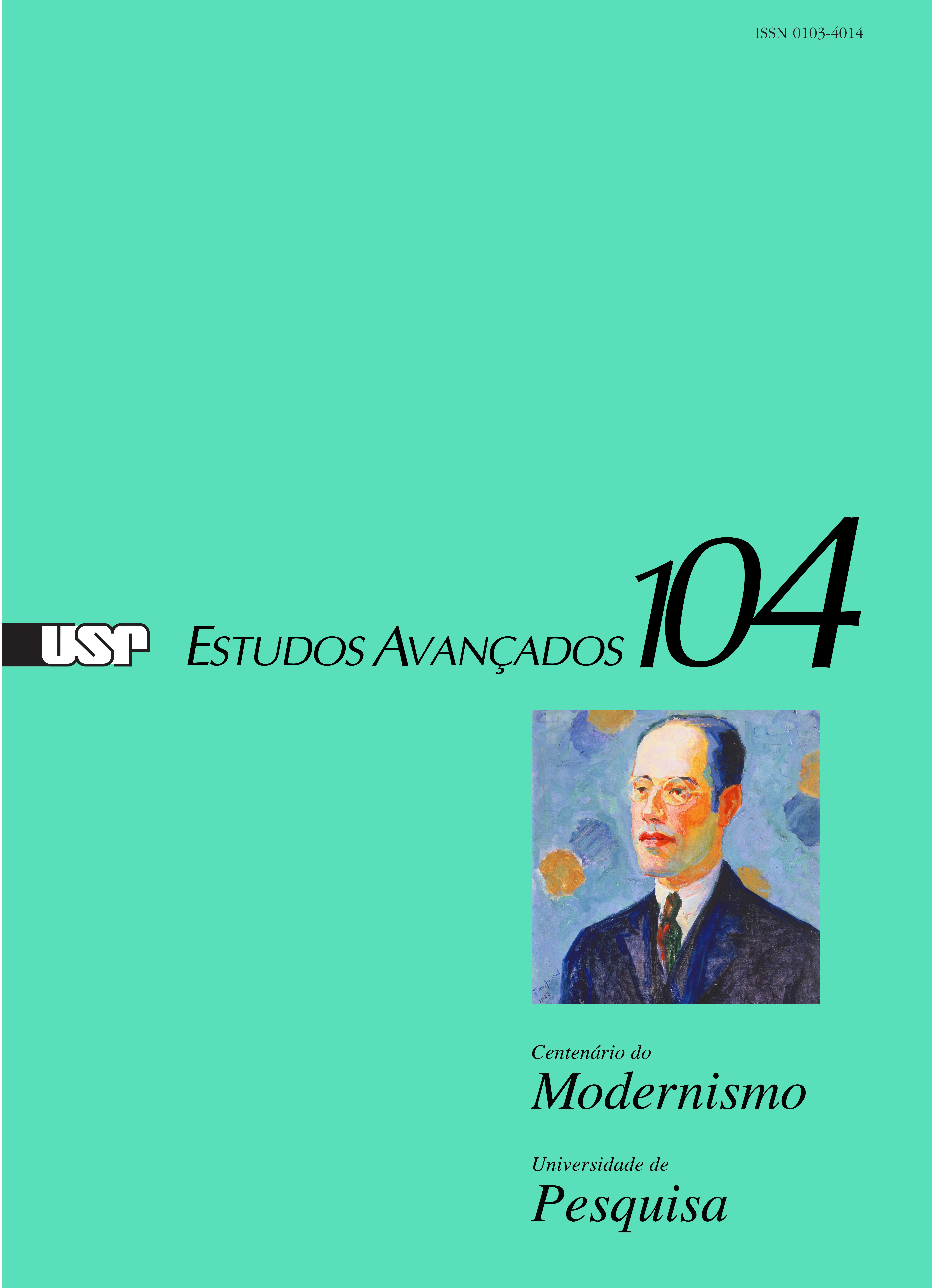 					View Vol. 36 No. 104 (2022): Centenário do modernismo / Universidade de pesquisa /  60 anos da Fapesp
				