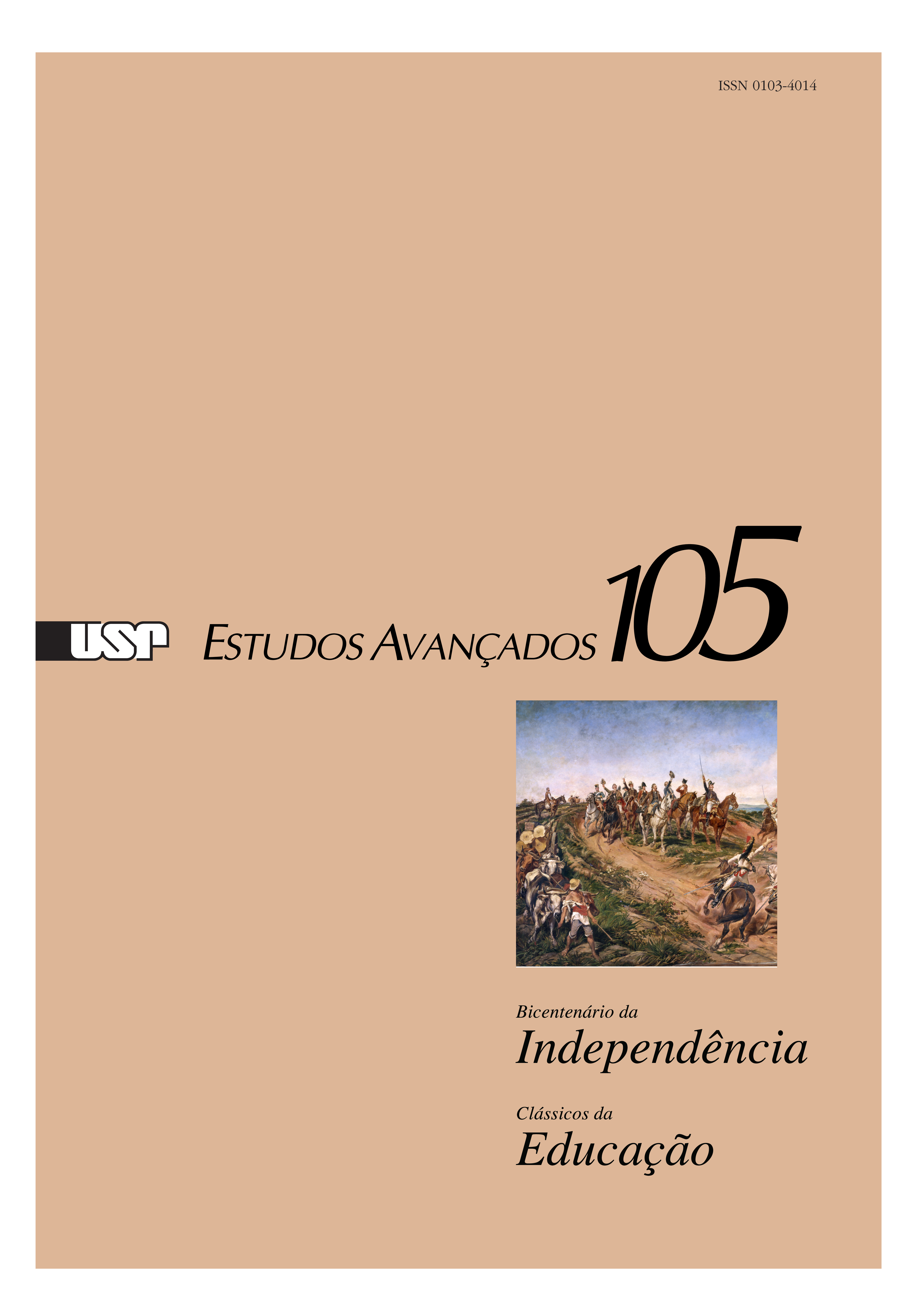 					Ver Vol. 36 Núm. 105 (2022): Bicentenário da Independência / Clássicos da Educação
				